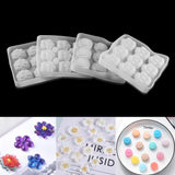 Mirror Flowers Shape Silicone Molds for DIY Handicrafts