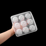 Mirror Flowers Shape Silicone Molds for DIY Handicrafts