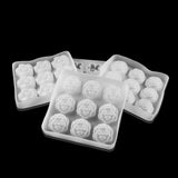 Mirror Flowers Shape Silicone Molds for DIY Handicrafts