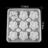 Mirror Flowers Shape Silicone Molds for DIY Handicrafts
