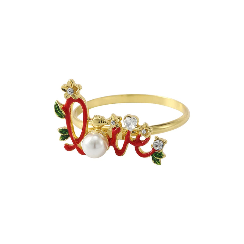4 Elk Napkin Holder Rings for Wedding Table Decoration