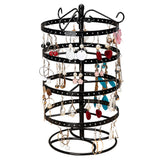 Round Rotating Earrings Necklace Display Stand