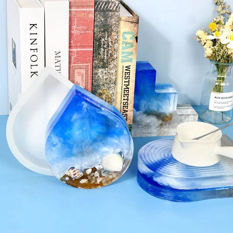 Bookends Silicone Mold DIY Resin Mold Home Office Decoration
