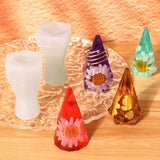 Crystal Epoxy Resin Pyramid Style Jewelry Holder Silicone Mold