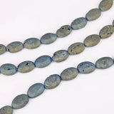 Raw Titanium Druzy Geode Oval Loose Beads 11pcs Strand