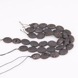 Raw Titanium Druzy Geode Oval Loose Beads 11pcs Strand