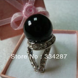 12mm Green/Red/Purple/Black Stone Ring US #6,7,8,9