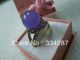 12mm Green/Red/Purple/Black Stone Ring US #6,7,8,9