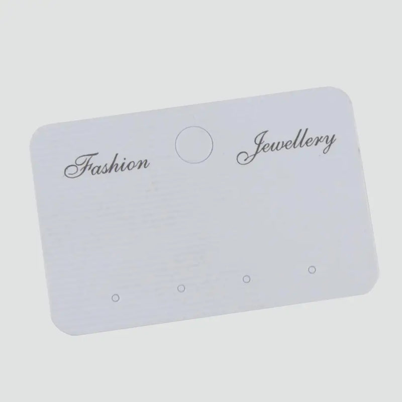 Earring Display Card - 4 Holes