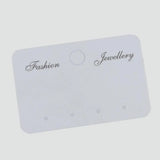 Earring Display Card - 4 Holes