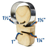 4 in 1 Bracelet Bending Jig Tool for DIY Jewelry Making Wooden Bangle Bender