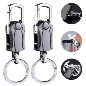 4-in-1 Heavy Duty Key Chain Anti-Anxiety Rotatable Keyring