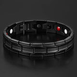 Men's Stainless Steel Magnetic Therapy Bracelet Bio Magnet Health Care Bangle