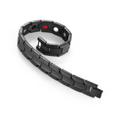 Men's Stainless Steel Magnetic Therapy Bracelet Bio Magnet Health Care Bangle