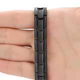 Men's Stainless Steel Magnetic Therapy Bracelet Bio Magnet Health Care Bangle