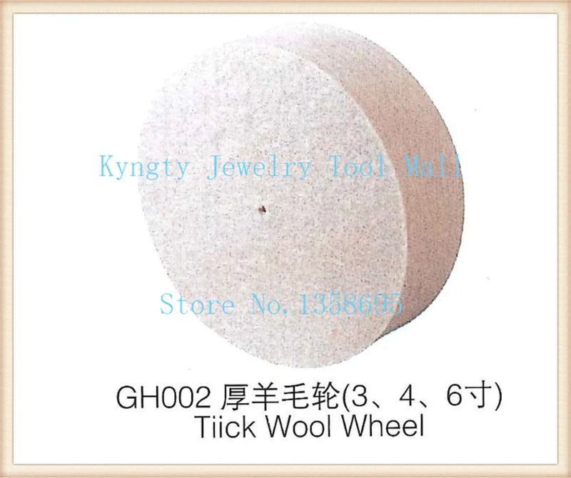 4 inch Wool Wheel Jewelry Polishing Tool