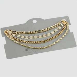 Sequin Anklet for Women, Beach Foot Jewelry