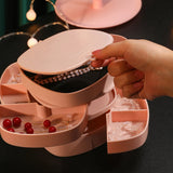 4-layer Jewelry Storage Box Necklace Organizer