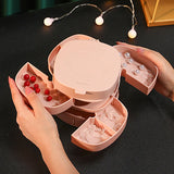 4-layer Jewelry Storage Box Necklace Organizer