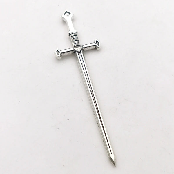 4pc Antique Sword Gothic Tibetan Silver Charms – JEWEL PANDA