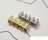 4 pcs Copper Magnet Buckle DIY Closure Port Suction Buckle 6mm