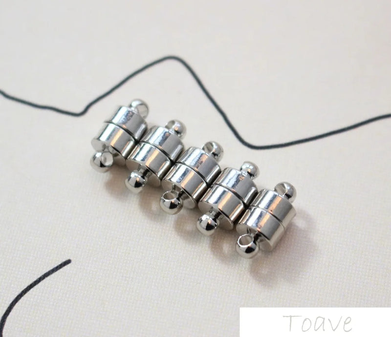 4 pcs Copper Magnet Buckle DIY Closure Port Suction Buckle 6mm