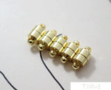 4 pcs Copper Magnet Buckle DIY Closure Port Suction Buckle 6mm
