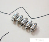 4 pcs Copper Magnet Buckle DIY Closure Port Suction Buckle 6mm