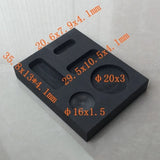 4 pcs High Purity Graphite Crucible Set Jewelry Mold Tools