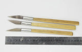 4 pcs Agate Burnisher Jewelry Tool Polishing Natural Stone Edge