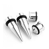 4PC Stainless Steel Ear Taper Gauges Plugs Set 2g-12mm