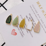 Irregular K Gold Pendant Earrings Accessories