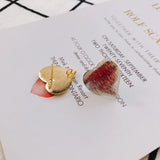 4-pc Alloy Bead Caps Earrings Connectors Jewelry Making Supplies