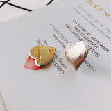 4-pc Alloy Bead Caps Earrings Connectors Jewelry Making Supplies