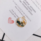 4-Piece Personality Alloy Gravel Pendant Earrings