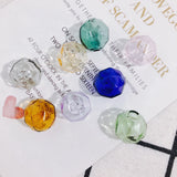 Custom Polygon Glass Ball Pendant Earrings Set