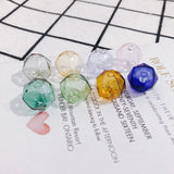 Custom Polygon Glass Ball Pendant Earrings Set