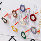 Korean Alloy Diamond Earrings Set
