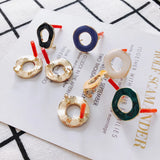 Korean Alloy Diamond Earrings Set