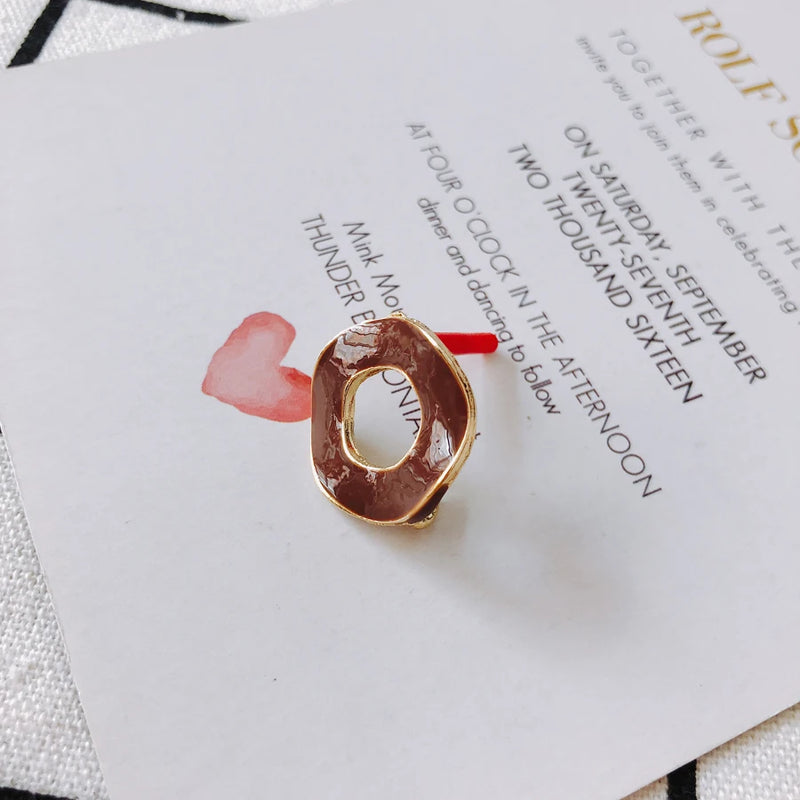 Korean Alloy Diamond Earrings Set