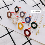Korean Alloy Diamond Earrings Set