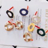 Korean Alloy Diamond Earrings Set