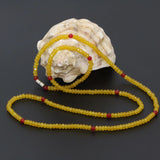 Yellow Jade Chalcedony Multilayer Bracelets Jewelry B2775