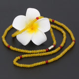 Yellow Jade Chalcedony Multilayer Bracelets Jewelry B2775