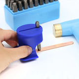 Mini Punch Stamp Holder Kit Jewelry Tools Set Hand Making
