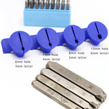 Mini Punch Stamp Holder Kit Jewelry Tools Set Hand Making