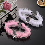 Adjustable Lace Choker with Bell Gothic Collar for Women Girls Cosplay