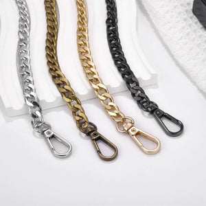 Aluminum Chain Handle Bags Replacement Strap Crossbody Handbag Shoulder Detachab