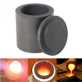 High-Purity Melting Graphite Crucible with Lid for Metal Smelting
