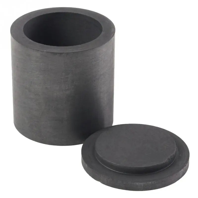 High-Purity Melting Graphite Crucible with Lid for Metal Smelting